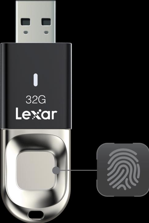 Produktbild Lexar JumpDrive Fingerprint F35 (32 GB, USB-A)