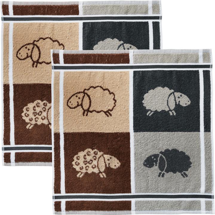 Produktbild Kracht Frottier-Geschirrtuch im 2er-Pack (50 x 50 cm)