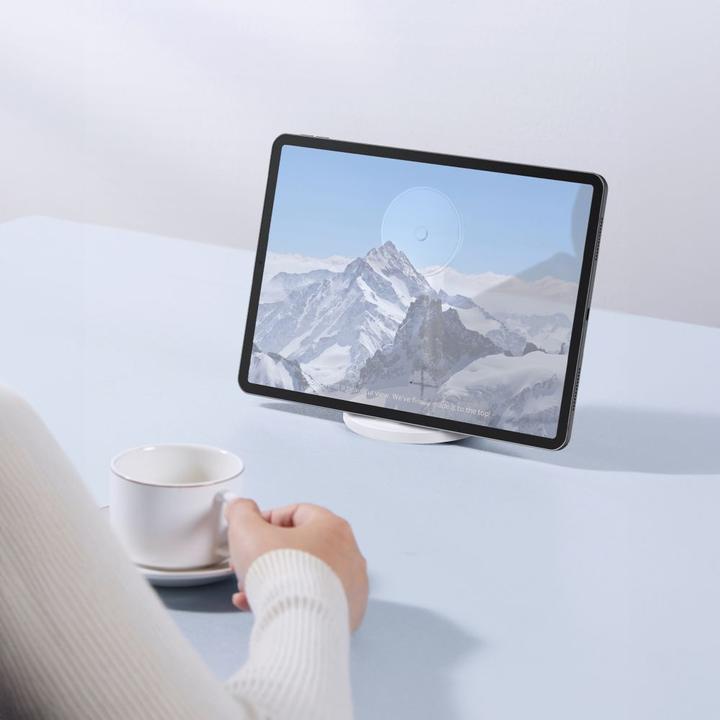 Image du produit Baseus Support magnétique pour téléphone de bureau MagPro (blanc)
