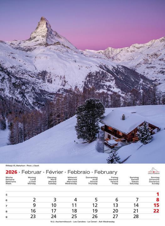 Produktbild Swiss Souvenier 2026 (Harter Einband)