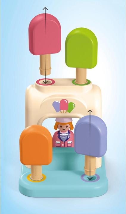 Produktbild Playmobil 1.2.3: Erlebnisturm mit Eisstand (71703, Playmobil 1.2.3)
