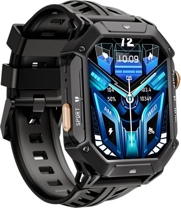 Produktbild Oukitel BT80 (Robuste Connected Watch - 2.13" - Anrufbeantworter) Schwarz