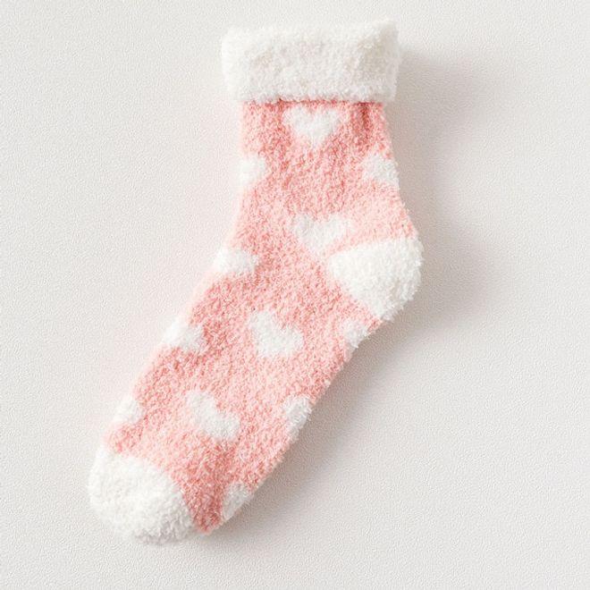 Produktbild MU Style Kuschelsocken Heart Series (Einzelpack, 35 - 39)