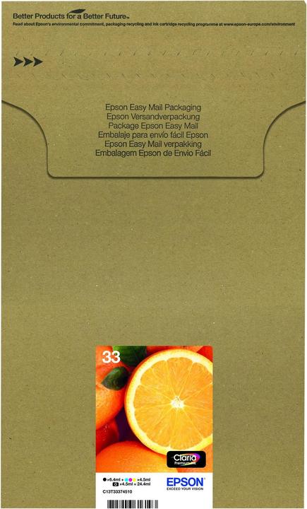Inchiostro/33 Arance 4.5ml CMYPk 6.4ml BK (FC)