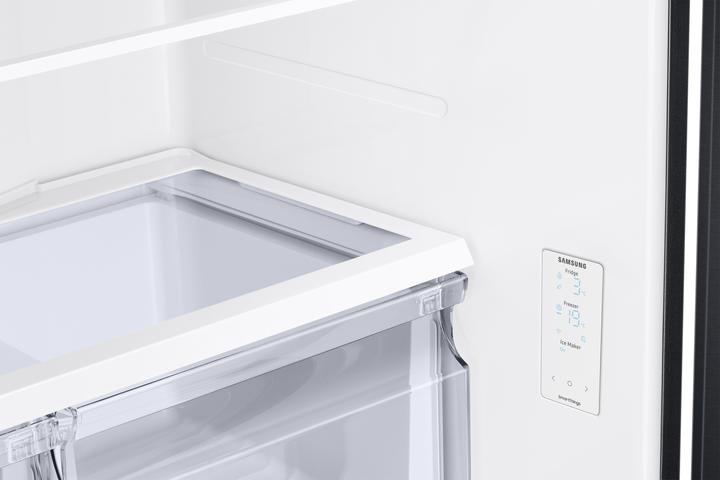Image du produit Samsung RF50C530EB1, Vrijstaand, Amerikaanse deur, Antraciet, LED, Touch, Binnenin (495 l)