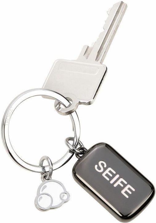 Produktbild Troika Schlüsselanhänger Seifenblase Schwarz, Silber
