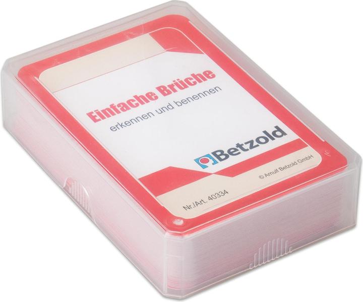 Produktbild Betzold Einfache Brüche erkennen & benennen - Kartensatz für den Magischen Zylinder (Deutsch)
