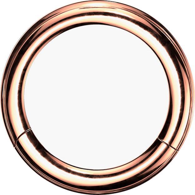 Star Piercing Segmentring klappbar rosegold (ohne Messing, Chirurgenstahl 316L)