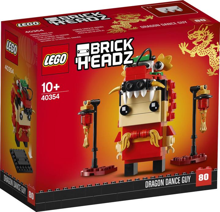 Produktbild LEGO BrickHeadz DrachentanzMann (40354, LEGO Brickheadz)