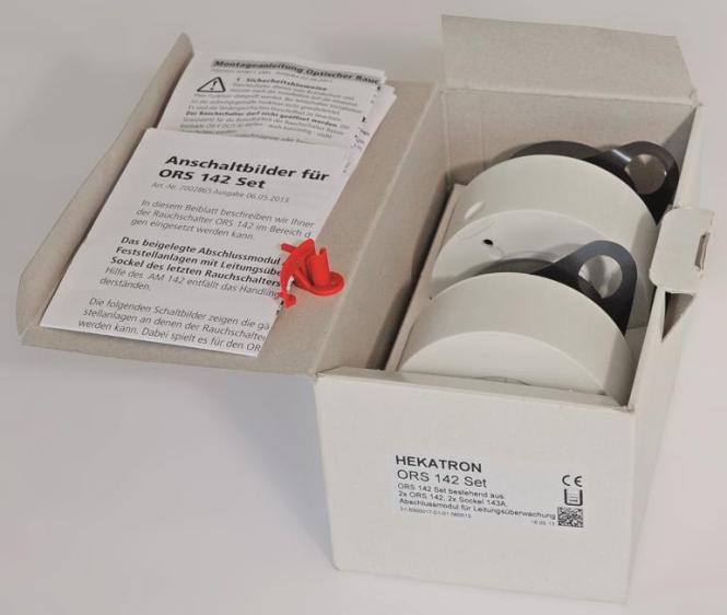 Hekatron Smoke switch 18-28V/DC VdS ws self-contained VdS recognised Standalone mains operation opt