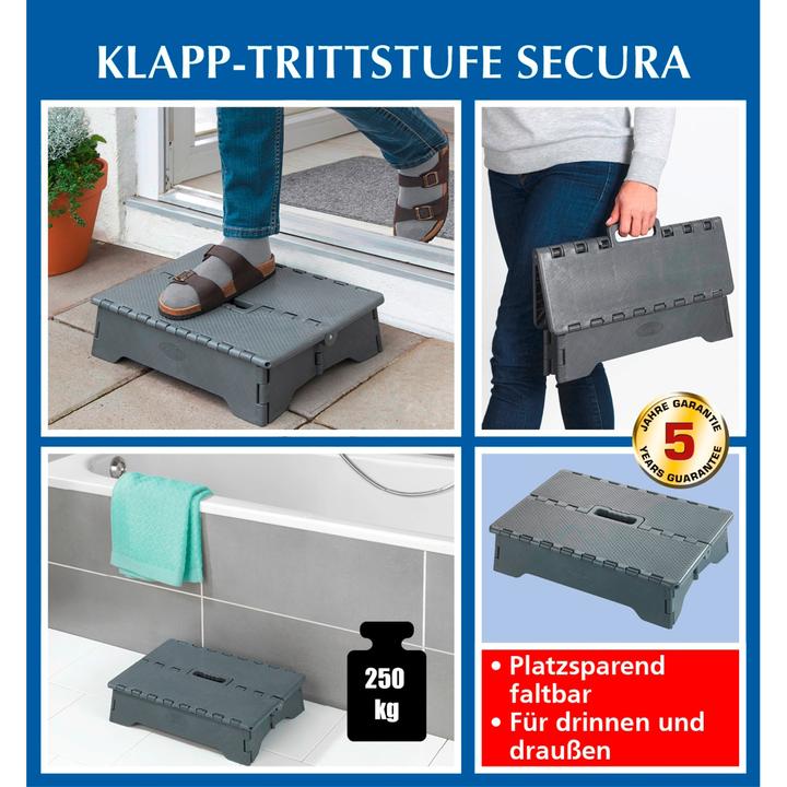 Produktbild Wenko Klapp-Trittstufe (Klapptritt, 28 cm)