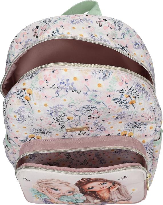 Actual product image Top Model Topmodel - TOPModel Backpack SUMMER FEELING - Pink and Sage Green - Small (413306)