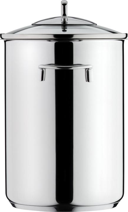 Productafbeelding WMF Asperge Pot Kookpot Inductie Hoog 16cm Pot met Glazen Deksel 5.0l Roestvrij Staal (16 cm, Steelpan, Roestvrij staal)