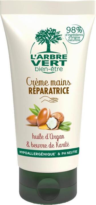 L'arbre vert Öko Handcreme Reparierend mit Arganöl und Sheabutter (75 ml)