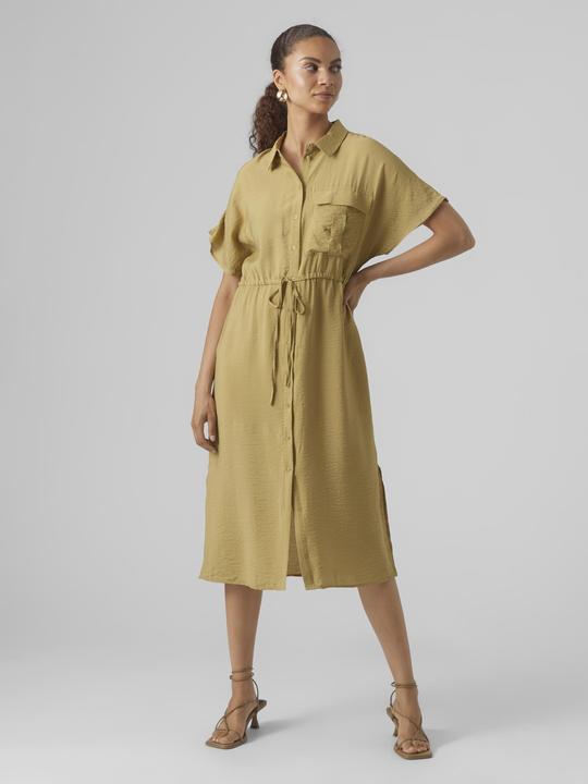 Image du produit Vero Moda Vmiris S/S Shirt Calf Dress Wvn Noos Robe (S)