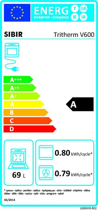 Energie-Label Sibir EHTV60022028