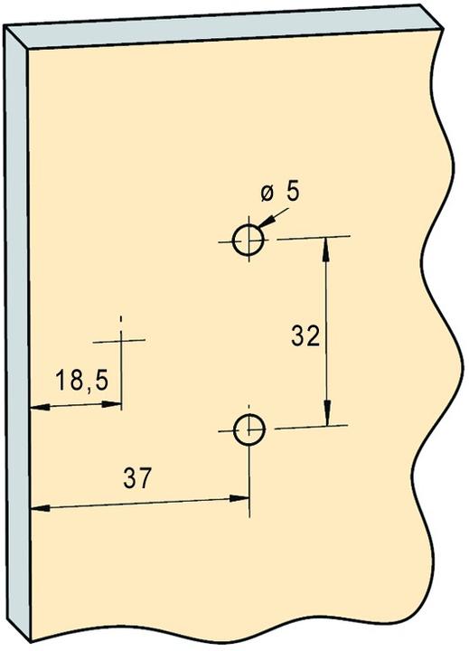 Immagine prodotto Prämeta Cerniere per porte sottili a un asse SERIE 3000 a nastro piatto, supporto porta 13