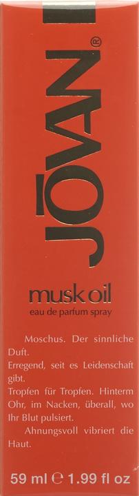 Image du produit Jovan Musk Oil Woman Eau de Parfum Femme (Eau de parfum, 59 ml)