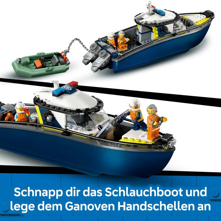 Image du produit LEGO Verfolgungsjagd im Polizeiboot (60456, LEGO City)