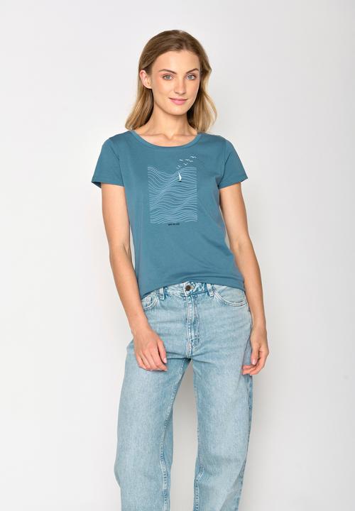 Produktbild Greenbomb Women's Nature High Sea Loves T-Shirt (XL)