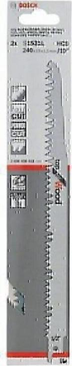 Produktbild Bosch Professional Zubehör Säbelsägeblatt S 1531 L, Top for Wood, 2er-Pack