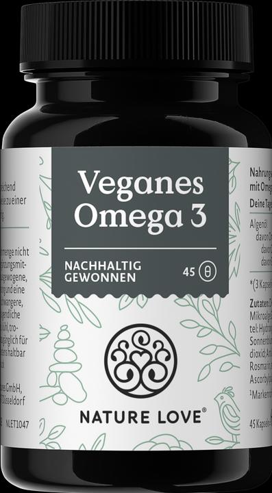 Actual product image Nature Love Vegan Omega 3 (27 g)