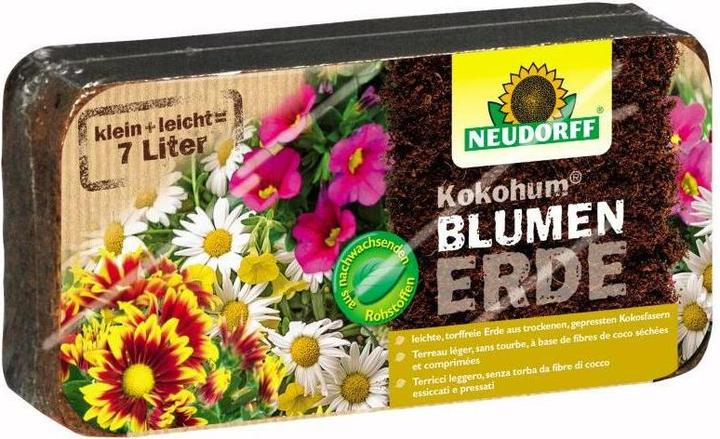Actual product image Neudorff Kokohum Potting Soil (7 l, Soil without peat, Coco Slab)