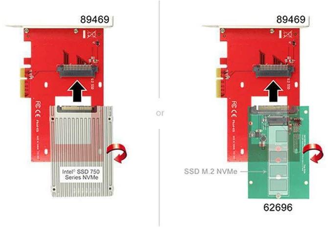 Produktbild Delock PCI-Express-x4 Kontroller 2.5" U.2