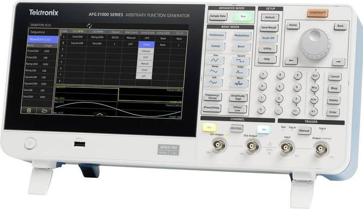 Produktbild Tektronix AFG31022 Funktionsgenerator netzbetrieben 0.000001 Hz - 25 MHz 2-Kana