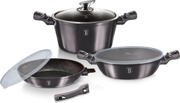 Actual product image BerlingerHaus Pot and pan set BH-7052 (24 cm, Pot, Frying pan, Aluminium)
