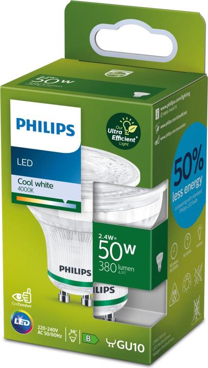 Produktbild Philips Spot (GU10, 2.40 W, 380 lm, 1 x, B)