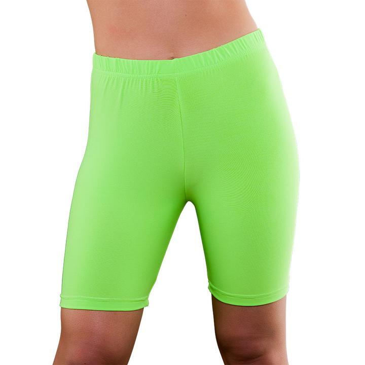 Actual product image Wicked Costumes 80s cycling shorts neon green (M/L)
