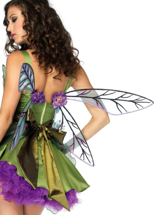 Produktbild Leg Avenue Elfenflügel lila-grün - Kostümflügel für Fasching