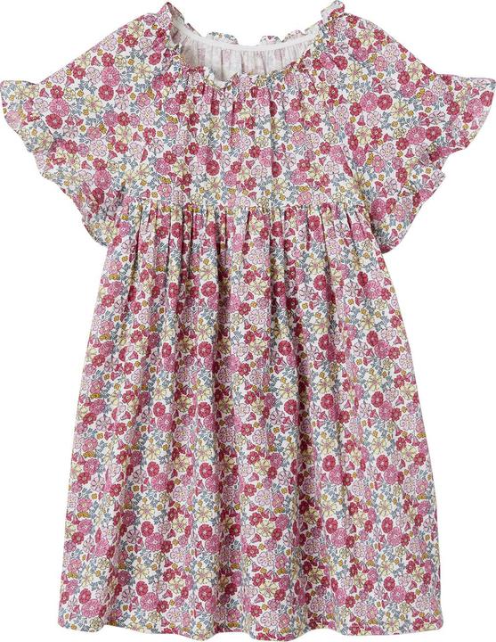 Image du produit Vertbaudet Robe fille fleurie avec manches papillon (146)