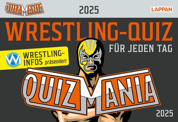 Actual product image QuizMania - The wrestling quiz for every day in 2025 (German)