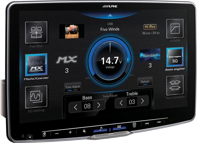 Actual product image Alpine ILX -F115D (Android car, Apple Carplay)