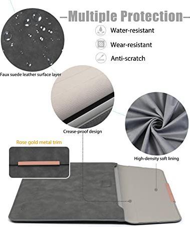 Actual product image Only-Bags.Store 15.4 Inch Felt Sleeve, Laptop Case Compatible with MacBook Air 15, MacBook Pro Retina 2012-2016