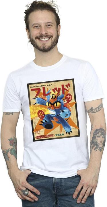 Produktbild Disney Big Hero 6 Baymax Fred Newspaper TShirt (L)