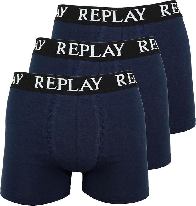 Replay Trunk BOXER Style 01/C Basic Cuff Logo im 3er Pack