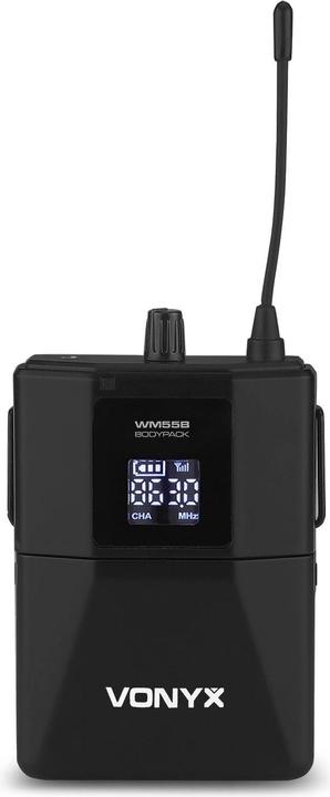 Actual product image Vonyx Wireless system WM552B, transducer principle: capacitor