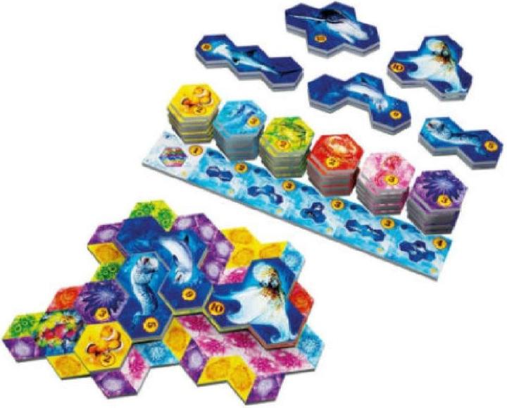Immagine prodotto Asmodée SIDD0001 - Aqua: Mondi sottomarini colorati, gioco da tavolo, per 1-4 giocatori, età 8+ (DE-Aus (Tedesco)