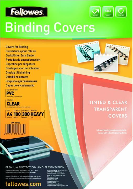 Produktbild Fellowes PVC Deckblätter