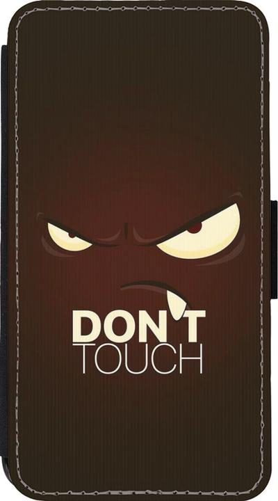 Actual product image PhoneLook Cover Wallet black Angry Dont Touch (Apple iPhone 13 mini)