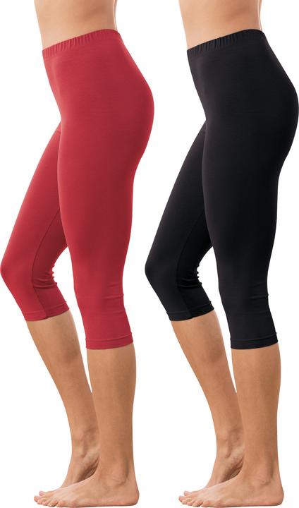Erwin Müller Damen-Capri-Leggings 2er-Pack