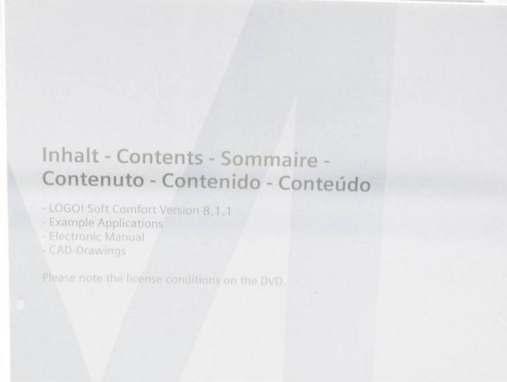 Produktbild Siemens Logo! Soft Comfort V8, 1License (1 User, unbegrenzt)