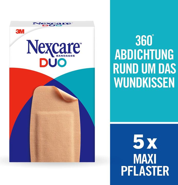 Produktbild Nexcare DUO Pflaster MAXI (5 x)