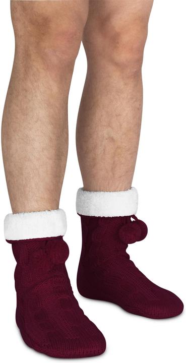Produktbild Normani Strick-Hausschuhe mit Bommeln und ABS (Einzelpack, 40 - 44)