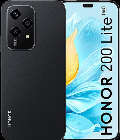 Produktbild Honor 200 Lite (256 GB, Midnight Black, 6.70", Dual SIM, 108 Mpx, 5G)