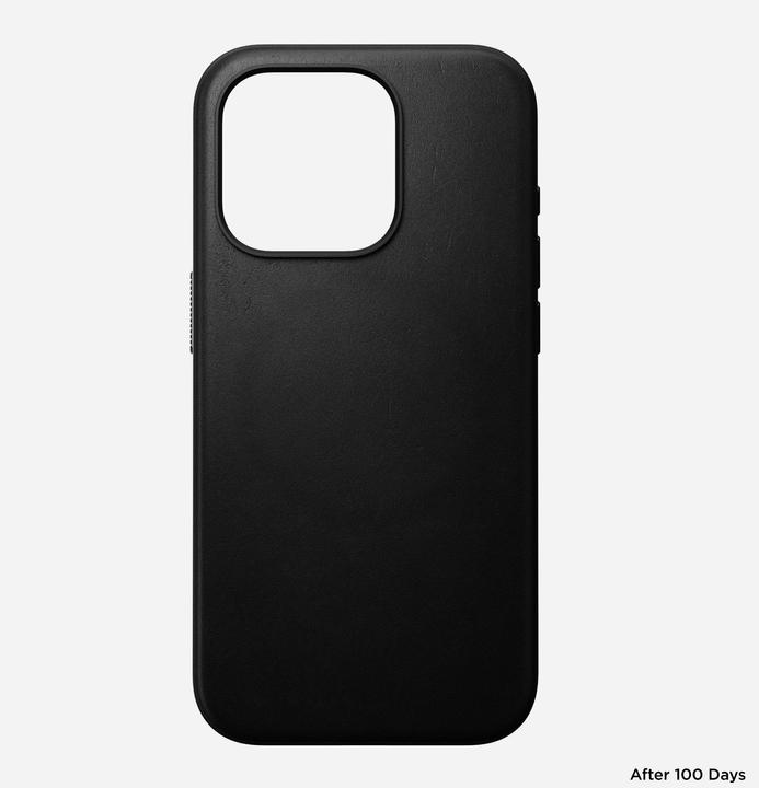 Actual product image Nomad Back Cover Modern Leather iPhone 15 Pro Black (Apple iPhone 15 Pro)