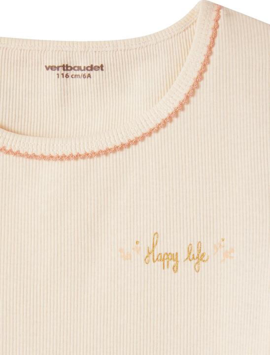 Produktbild Vertbaudet 3er-Pack Mädchen T-Shirts, Ripp Oeko-Tex (140)
